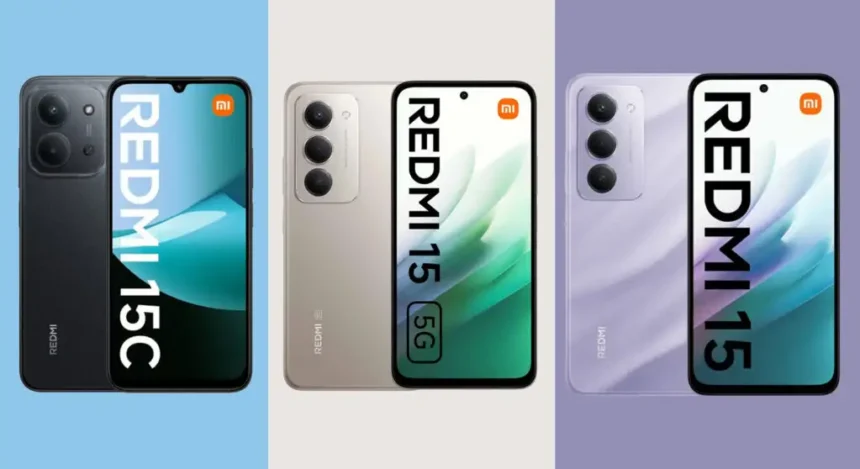 Redmi 15, 15 5G & 15C Launched in Poland – Full Specs