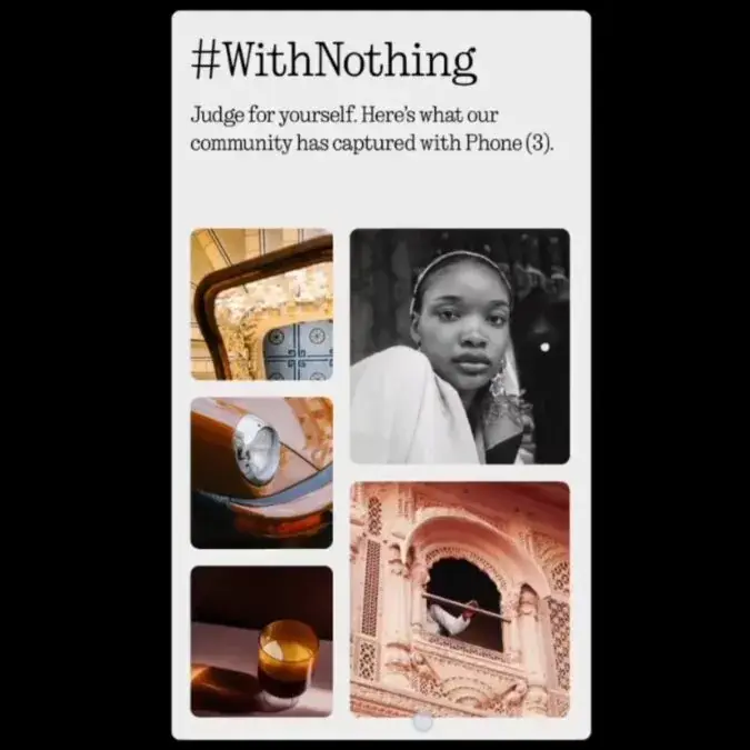 Nothing Phone 3 - fake camera samples