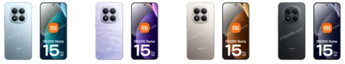 Redmi Note 15 Pro+ global specs, prices, images leak